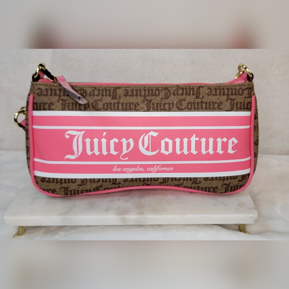 Juicy Couture Chestnut Chino Pink  Fashionista Shoulder Bag